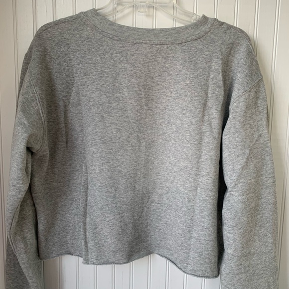 Peanuts (XL)Ladies Crop Top, Long Sleeve, round neck & fleece lined;lightweight - Picture 6 of 7